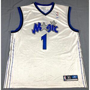 Orlando Magic Tracy McGrady Jersey XL Vintage Y2K Reebok NBA Basketball White